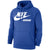 Nike Club Fleece Royal Blue Pullover Men's Lacrosse Hoodie