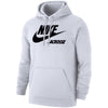 Nike Club Fleece White Pullover Men's Lacrosse Hoodie
