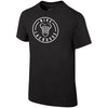 Nike Core Cotton Circle Logo Black Boy's Lacrosse Shirt