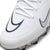 Nike Alpha Huarache 8 Elite White/Navy Blue Lacrosse Cleats