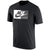 Nike Dri-Fit Cotton Rectangle Logo Black Men's Lacrosse Shirt