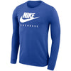 Nike Dri-Fit Legend Royal Blue Long Sleeve Men's Training Lacrosse Shirt