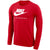 Nike Dri-Fit Legend Red Long Sleeve Men's Training Lacrosse Shirt