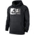 Nike Club Fleece Rectangle Logo Black Pullover Men's Lacrosse Hoodie