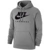 Nike Club Fleece Grey Pullover Men's Lacrosse Hoodie