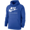 Nike Club Fleece Royal Blue Pullover Men's Lacrosse Hoodie