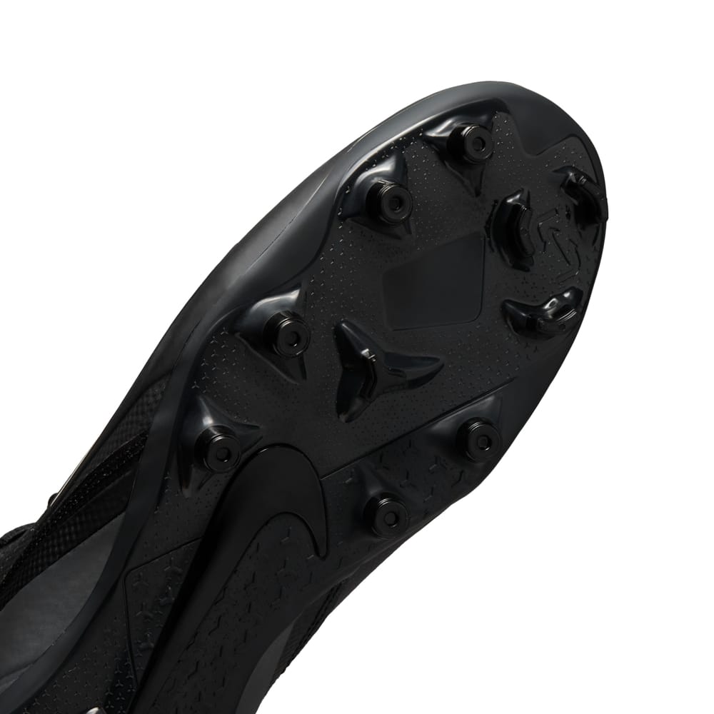 Nike Alpha Huarache 8 Varsity Black/Grey Lacrosse Cleats