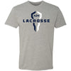 TRUE Temper Hammers Head Grey Men's Lacrosse T-Shirt