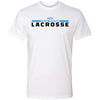 TRUE Temper The Main Line White Men's Lacrosse T-Shirt