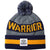 Warrior Lacrosse Classic Toque Navy Blue/Gold Winter Beanie Hat
