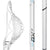 Warrior EVO QX2-O ISO Composite Complete Attack Lacrosse Stick
