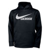 Nike Therma Black Pullover Boy's Lacrosse Hoodie
