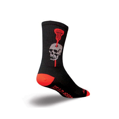 Sock Guy Head Shot Lacrosse Crew Socks