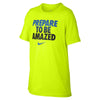 Nike Dri-Fit Legend Prepare To Be Amazed Volt Boy's Training Shirt