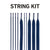 String King Lacrosse Head Strings Kit - Sidewalls, Shooters, and More