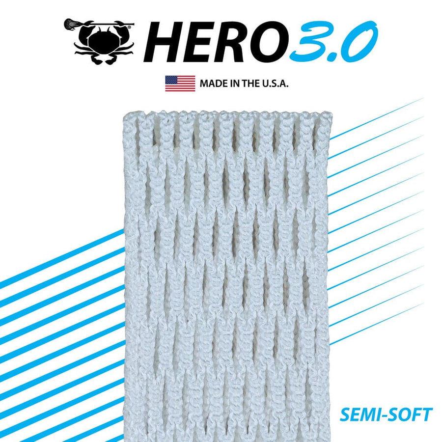 ECD Hero 3.0 Semi-Soft Lacrosse Mesh Stringing Piece