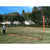 Bow Net Bow-Barrier Portable Lacrosse Backstop Wall with Roller Bag