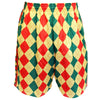 SportStop Argyle Rasta Green/Red/Yellow Lacrosse Shorts