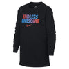 Nike Endless Awesome Black Boy's Long Sleeve Shirt