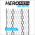 East Coast Dyes Hero Mesh 15mm Semi-Soft Lacrosse Mesh Stringing Piece