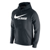 Nike Club Fleece Black Pullover Men's Lacrosse Hoodie