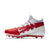 Nike Alpha Huarache 6 Elite White/Red Lacrosse Cleats