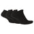 Nike Performance Cushion Black/White Training No-Show Socks - 3-Pack