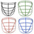 Gait G7 Pro Box Lacrosse Cage Face Mask