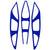 Cascade R Lacrosse Helmet Vent Cover Decals