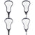 STX Stallion U 550 True Alloy 2.0 Complete Attack Lacrosse Stick