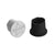 Maverik Lacrosse Butt Ends - End Cap 2-Pack - 1 White & 1 Black