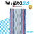ECD Hero 3.0 USA STORM STRIKER LE Semi-Soft Lacrosse Mesh Stringing Piece - 2020 Edition