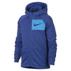 Nike Dri-Fit Full Zip Boy's Royal Blue Training Hoodie