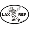 Oval 4x6 Lax Ref Lacrosse Magnet