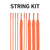 String King Lacrosse Head Strings Kit - Sidewalls, Shooters, and More