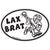 Oval 4x6 Lax Brat Lacrosse Sticker Decal