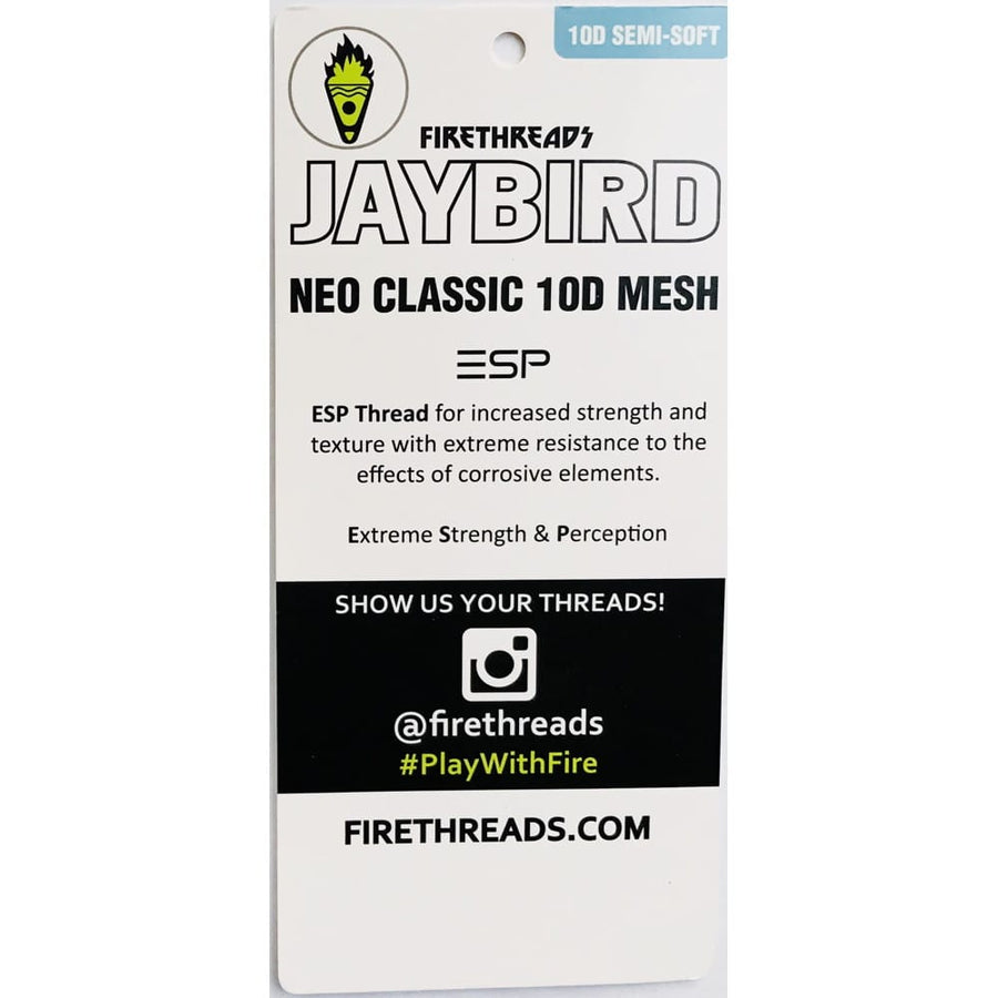FireThreads Jaybird 10D Semi-Soft Lacrosse Mesh Stringing Piece