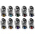Maverik M4 White Custom Stock Lacrosse Gloves