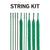 String King Lacrosse Head Strings Kit - Sidewalls, Shooters, and More