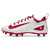 Nike Alpha Huarache 7 GS Youth White/Red Lacrosse Cleats