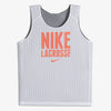 Nike Reversible White/Grey Youth Lacrosse Training Pinnie