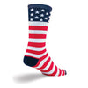 Sock Guy USA Flag Lacrosse Crew Socks