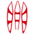 Cascade R Lacrosse Helmet Vent Cover Decals