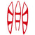 Cascade R Lacrosse Helmet Vent Cover Decals