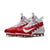 Nike Alpha Huarache 6 Elite White/Red Lacrosse Cleats