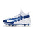 Nike Alpha Huarache 6 Elite White/Blue Lacrosse Cleats