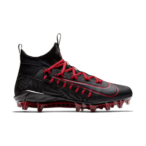 Nike Alpha Huarache Elite Turf Lax Cleats Black and Red