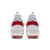 Nike Alpha Huarache 6 Elite White/Red Lacrosse Cleats