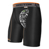 Shock Doctor Men's Black Compression Shorts with AirCore Camo Hard Cup