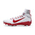 Nike Alpha Huarache 7 Elite White/Red Lacrosse Cleats